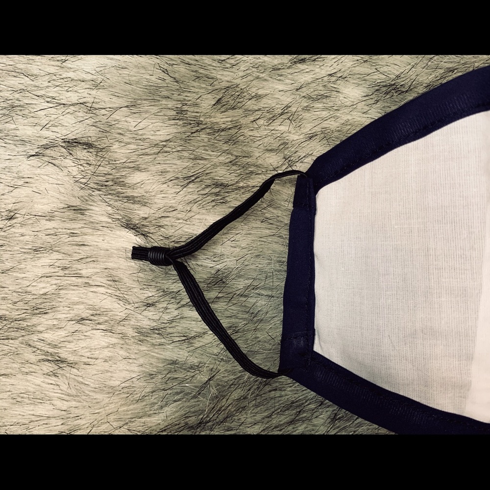 Blue Clear Window Face Mask for Lip Reading - Picture 4 of 6